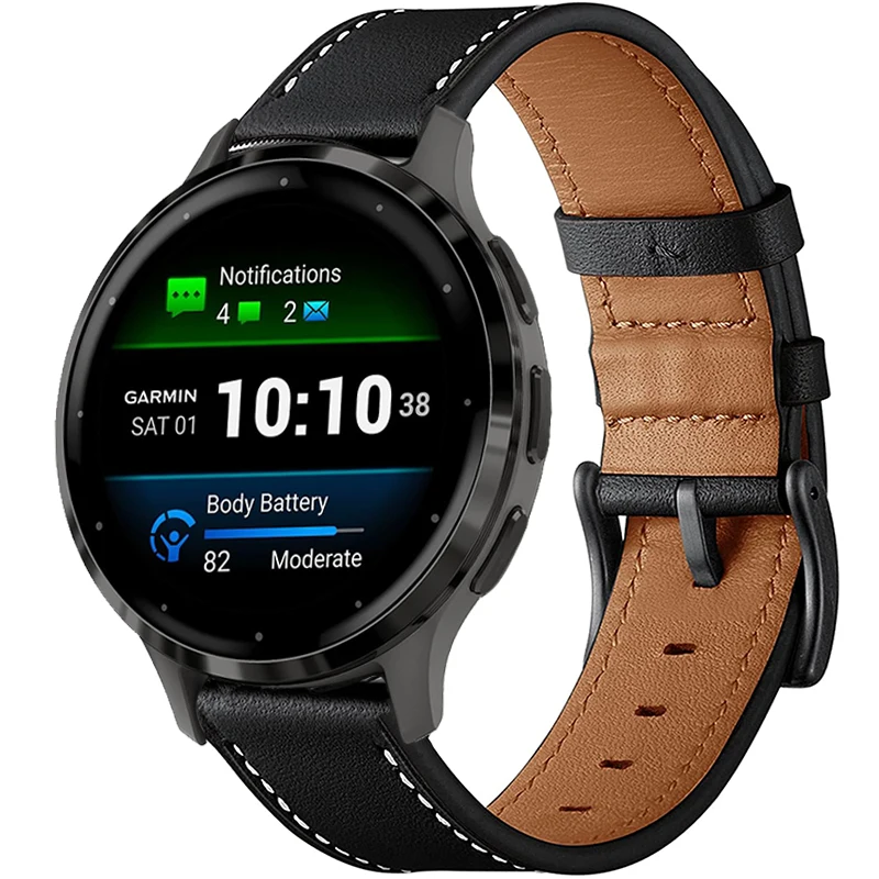 

Кожаный ремешок для Garmin шнур 3 2 ремешок для часов Garmin шнур 2 Plus браслет для Garmin Vivoactive 4 3 ремень для Garmin шнур Sq ремешки