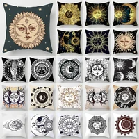 sun and moon mandala pattern series pattern home decoration printing pillowcase 45 45cm