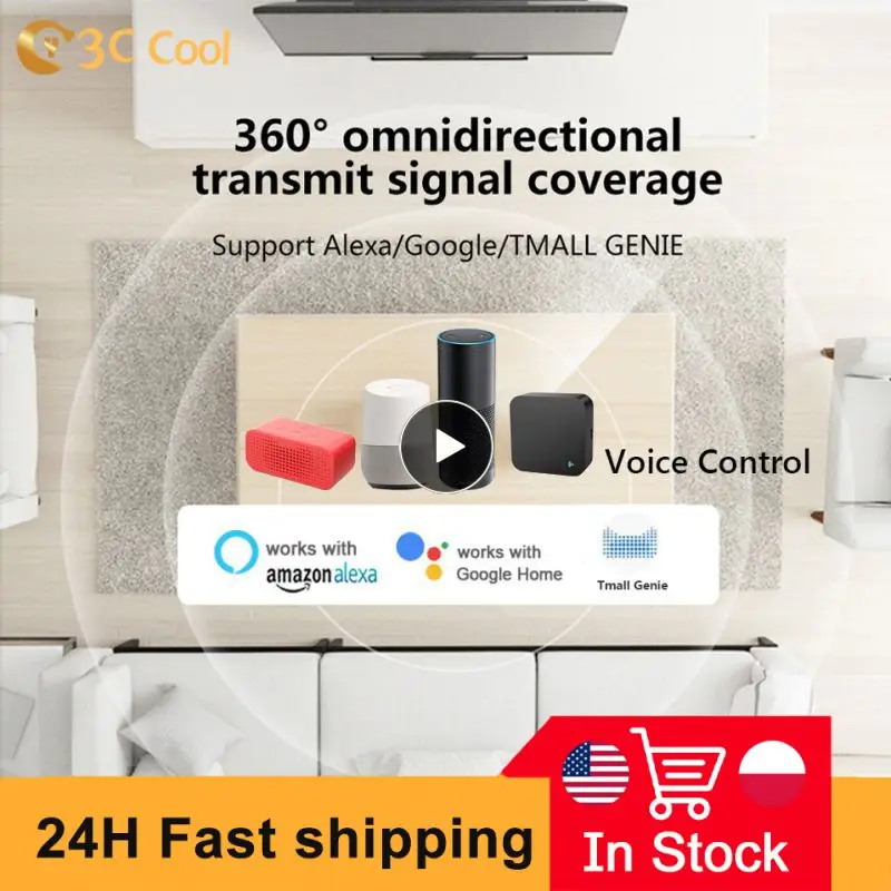 1 ~ 8 шт. пульт дистанционного управления Smart wifi универсальная инфракрасная трубка для умного дома управление для телевизора DVD Audi AC Работает с Amz Alexa Google