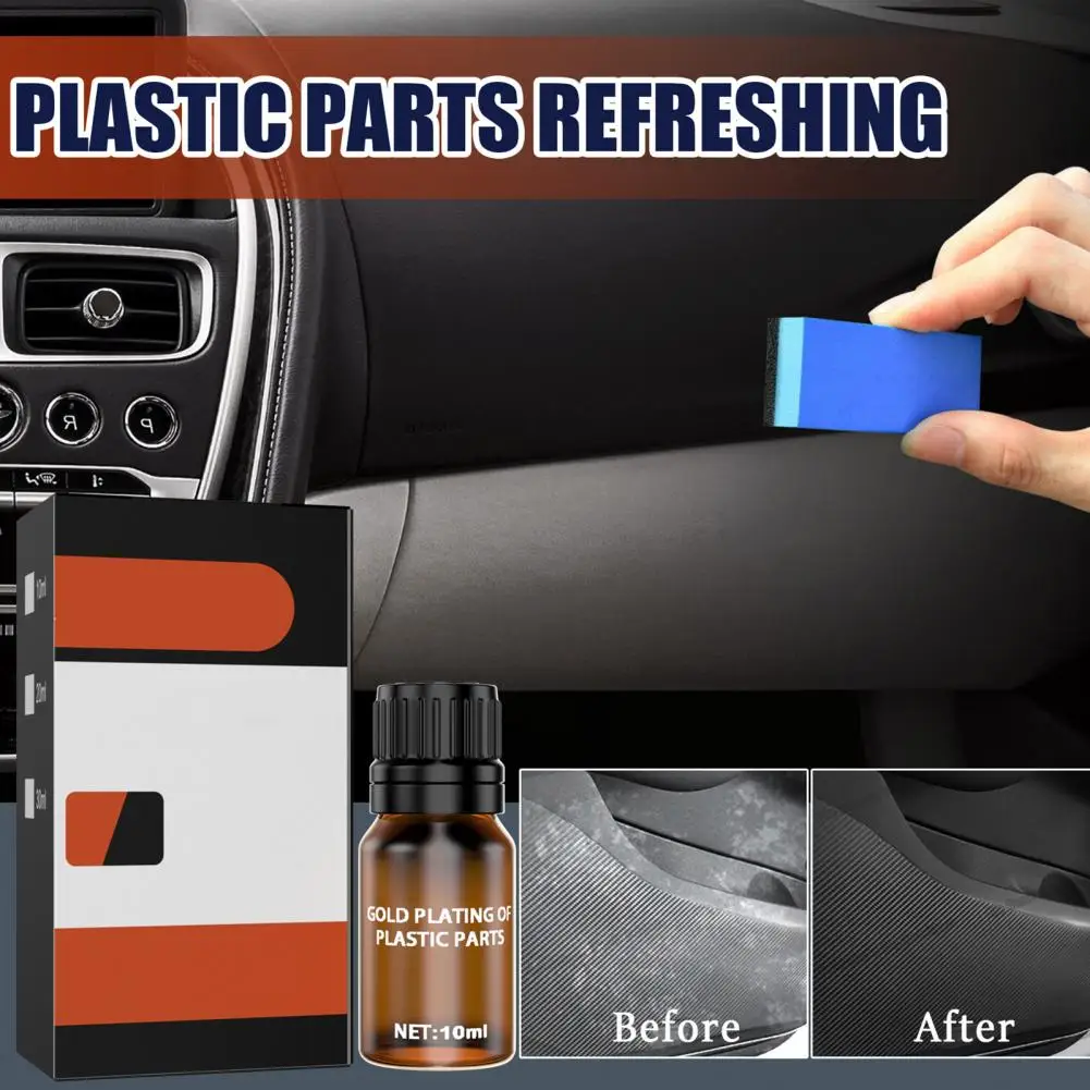 Eco-friendly Professional Dashboard Refreshing Decontamination Plastic Parts Refreshing with Buffing Pads Cleaning