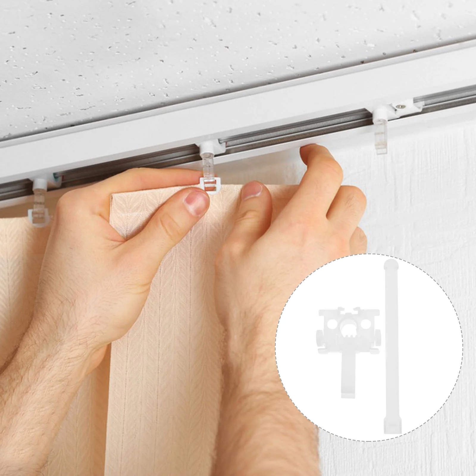 12 комплектов аксессуаров для драпировок шкив штор вертикальные жалюзи запасные