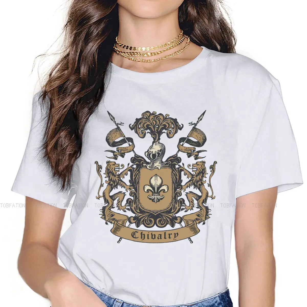 

Chivalry Special TShirt for Girl Crusader Kings Middle Ages in Europe Game Comfortable New Design Graphic T Shirt Stuff Ofertas