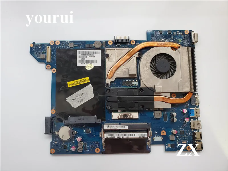 QCL00 LA-8241P материнская плата + процессор + радиатор CN-06D5DG 06D5DG 6D5DG для dell Inspiron 15R 5520 7520 материнская плата для ноутбука HD7670M 1 Гб
