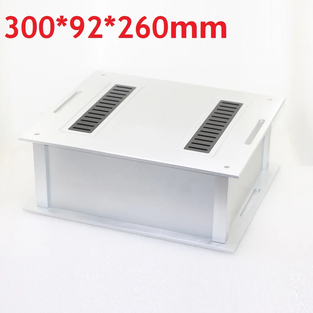 W300 H92 D260 Топ вентилируемый провод анодированный алюминий ЦАП шасси теплоотвод