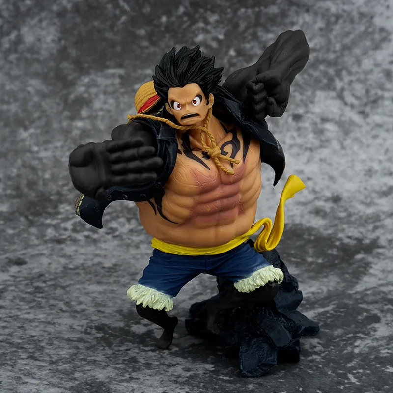 15CM One Piece GK Monkey D Luffy Action Figure Anime Model Gear Fourth Boundman Manga Doll Statue Collectible Figurines Toys