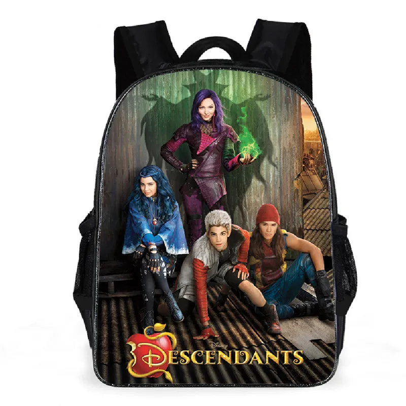 Disney Descendants 3 Backpack for Boy Girl Anime Print Waterproof High Capacity Kids School Bag Students Back To School Supplies