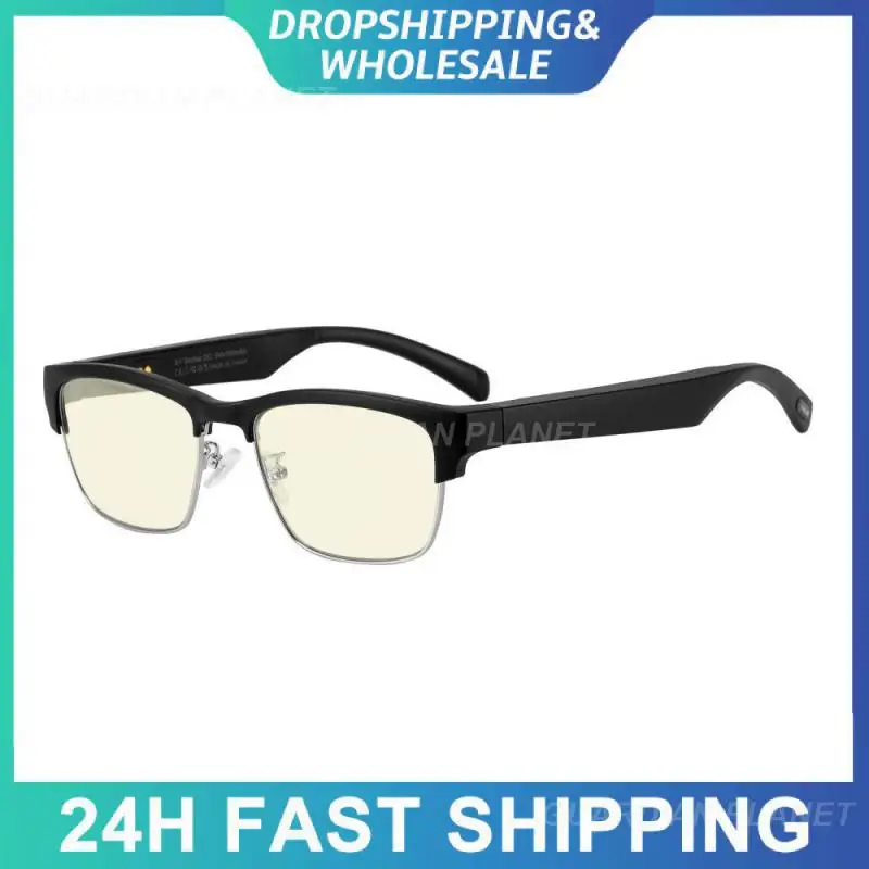 

With Microphone Bluetooth Sunglasses For Men Sports Bluetooth Headset Anti-blue Light Wireless Headphones Women Sunglasses