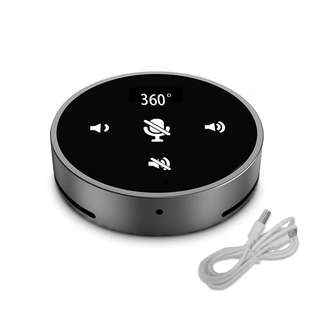 

Конденсаторный микрофон беспроводной динамик видеообщение Bluetooth-совместимое 5,0 всенаправленное микрофонное записывающее устройство