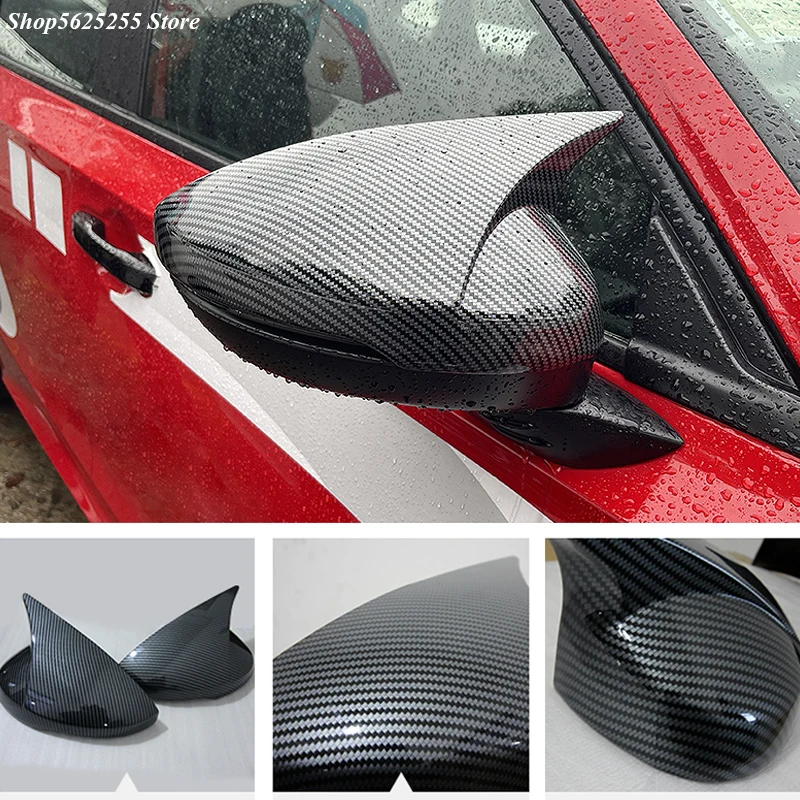 

Rearview Mirror Cover Bumper Strip for Honda Civic 11th Gen 2022 Accessories Carbon Fiber Exterior Decorative Stickers