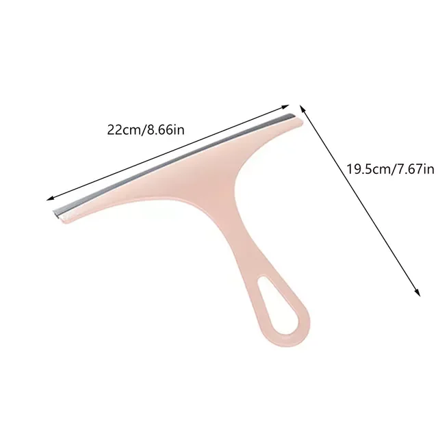 

Household Cleaning Bathroom Mirror Cleaner With Silicone Blade Holder Hook Car Glass Shower Squeegee Window Glass Wiper Scraper