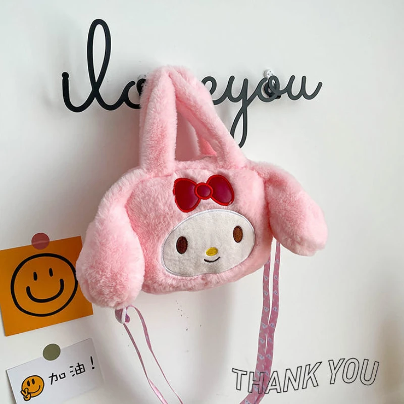 

Japanese Cute Hello Kitty Cinnamoroll My Melody Crossbody Bag JK Handbag Lolita Handbags for Girls Anime Kids Handbags
