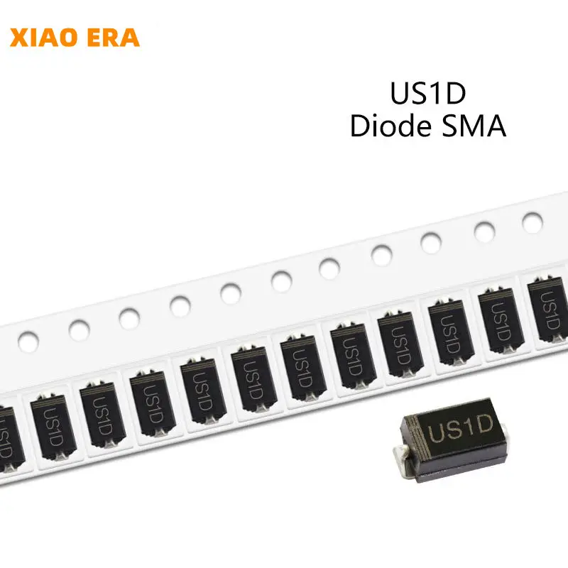 50 шт., вспышка для поверхностного монтажа, USB 100, US1M, US1J, US1G, US1D, US2J, 1A, 50 в, 200 в, 400 В, 600 В, 800 в, 1000 В, SMA
