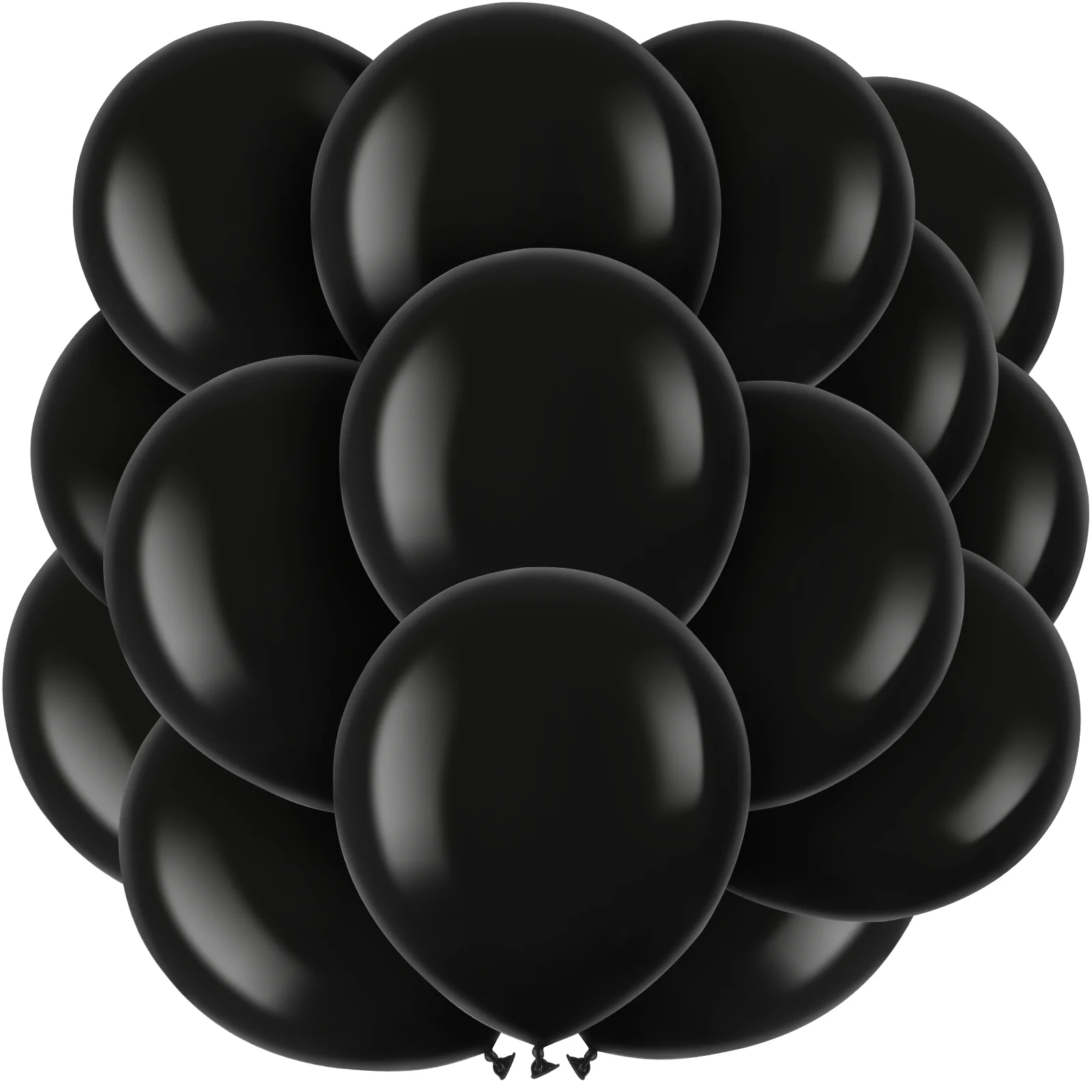 

Balloons Black Party Decorations Latex Birthday Balloon Decorativesupplies Festival Retirementarch Matte Inch 10 Year Pearl