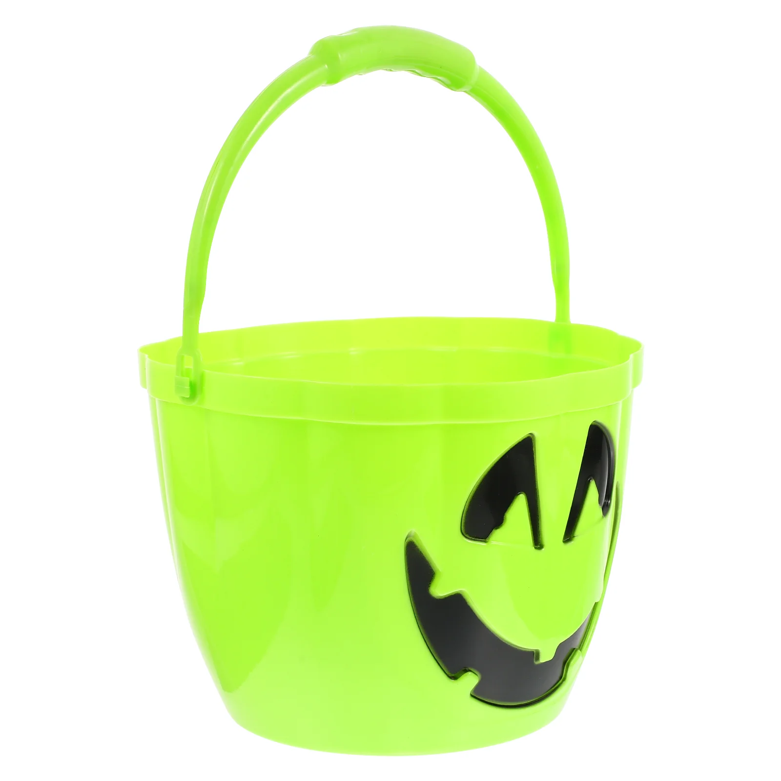 

Glowing Pumpkin Bucket Halloween Design Candy Holder Kids Party Favor Portable Children Buckets Plastic