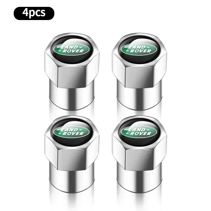 

4 шт. металлические колпачки для автомобильных колес, колпачки для воздушных клапанов, крышки для штока для Land Rover Range Rover Evoque 3 4 Defender Discovery Freelander