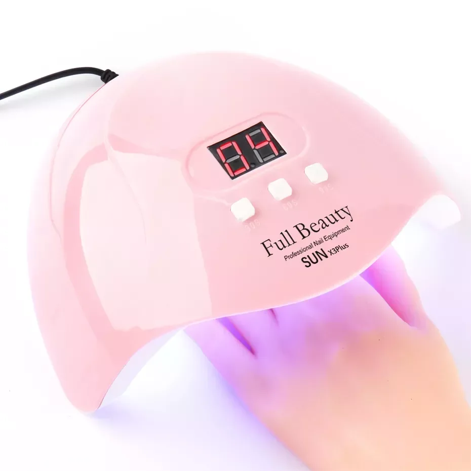 

2023NEW UV LED Nail Lamp Dryer For Manicure Gel Lamps Set Sun Light Drying Curing Nails Varnish Polish Hybrid Machine TRSUN X3Pl