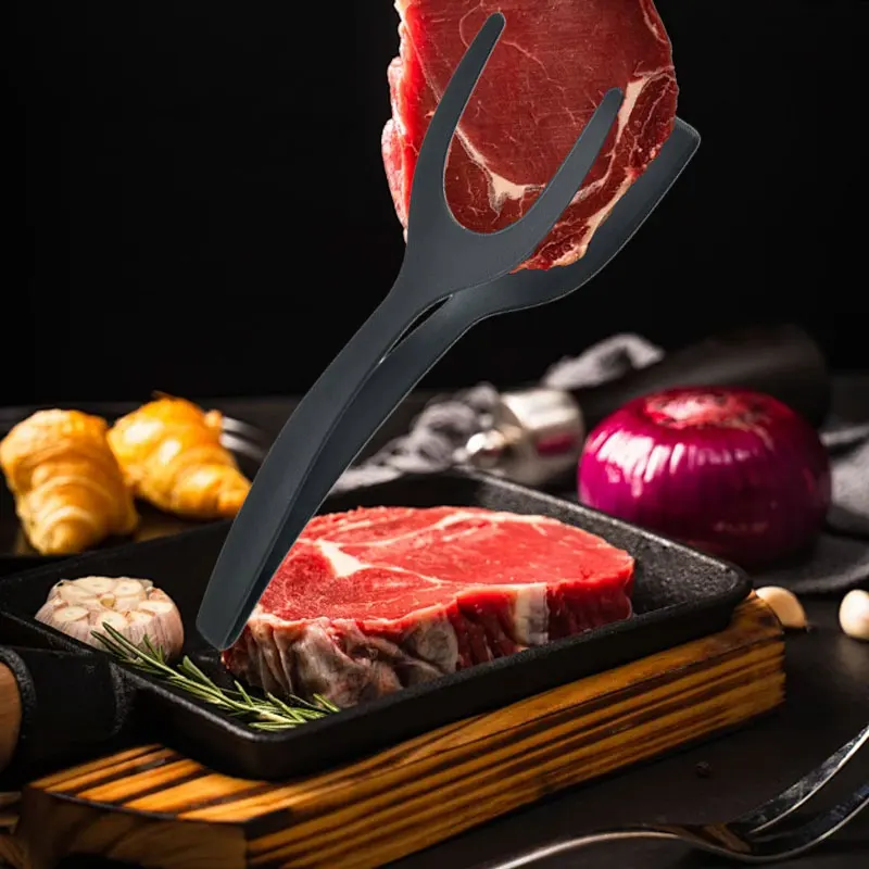 1 шт. универсальный зажим для стейка утолщенный пищевой инструмент 2-в-1 яйцо