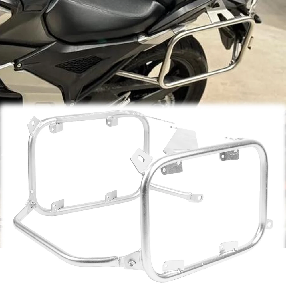 Фото Для мотоциклов Honda NC750X 2021, 2022, 2023, NC750S, NC 750X, 750S: боковые кронштейны для багажных кофров и грузовых бокс-сейлдеров №1