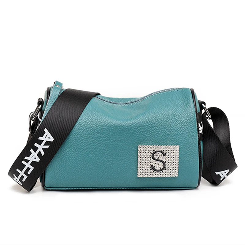 

100% Genuine Leather Women Handbags Women's bag High Quality Soft Cowhide Female Shoulder Bag Fashion Luxury Brand Messenger Bag