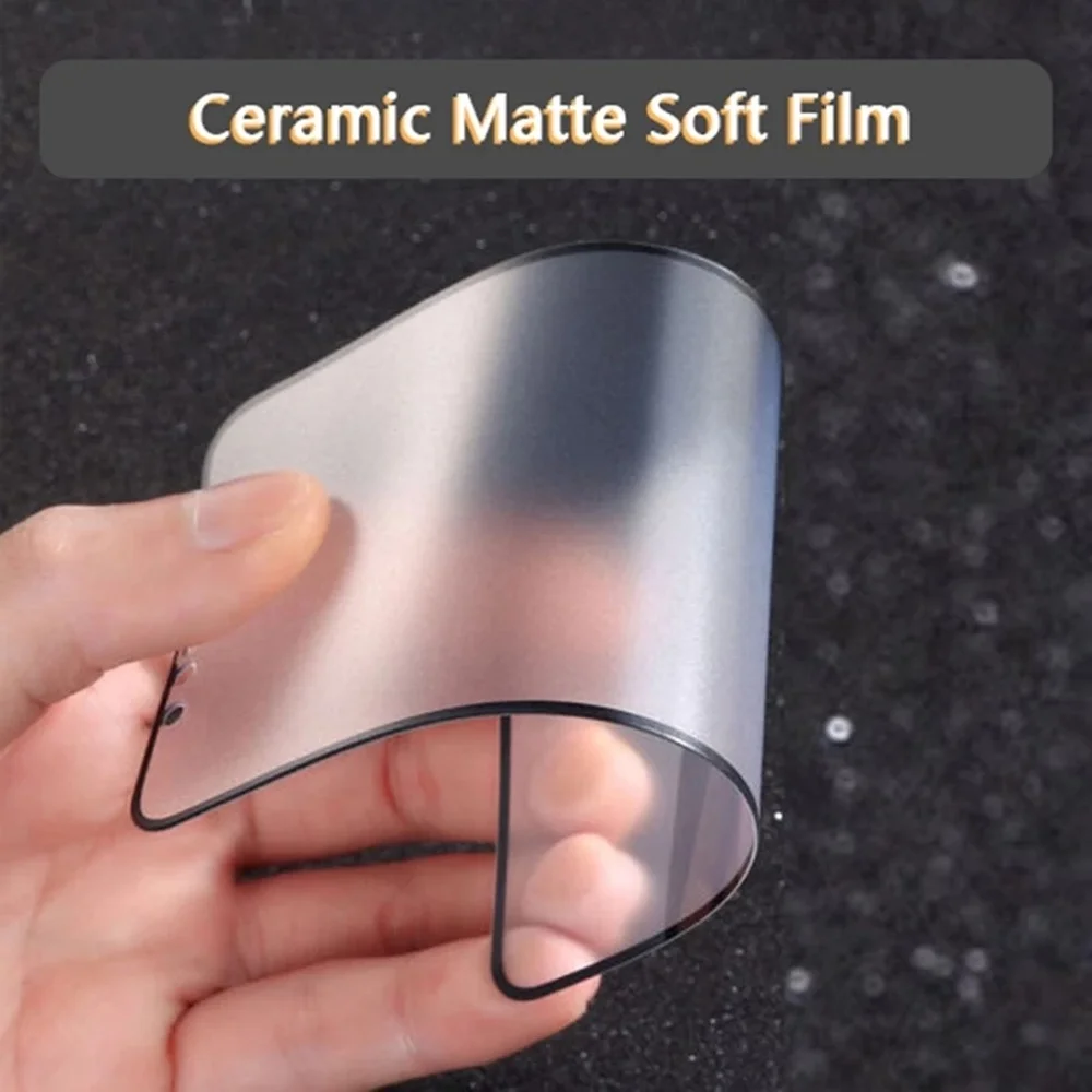 matte soft ceramic film for samsung galaxy s22 s21 s20 ultra plus s10 s9 s8 5g note 20 10 9 full screen protector not glass free global shipping