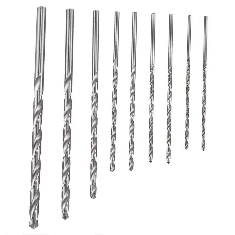 

EXTRA LONG HSS DRILL BITS 2Mm 2.5Mm 3Mm 4Mm 5Mm 6Mm SET Retail