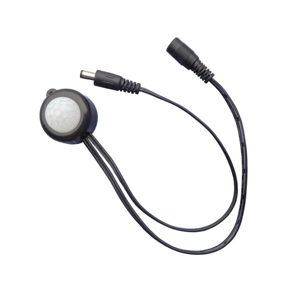 Фото PIR Body Sensing Switch DC/USB Plug DC5-24V 5A Мини Регулируемый автоматический PIR Инфракрасный датчик движения Детектор Светодиодная лента №3