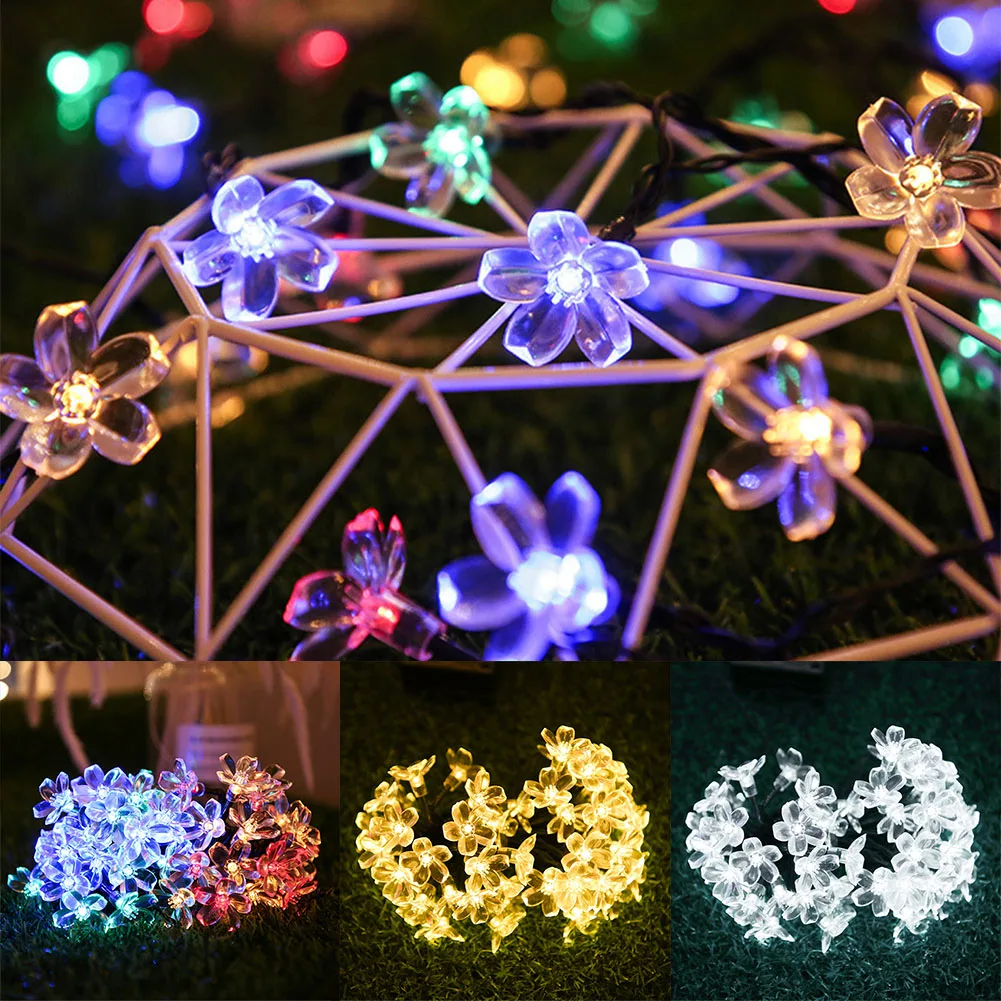 Гирлянда на солнечной энергии 7 м 50 светодиодный |