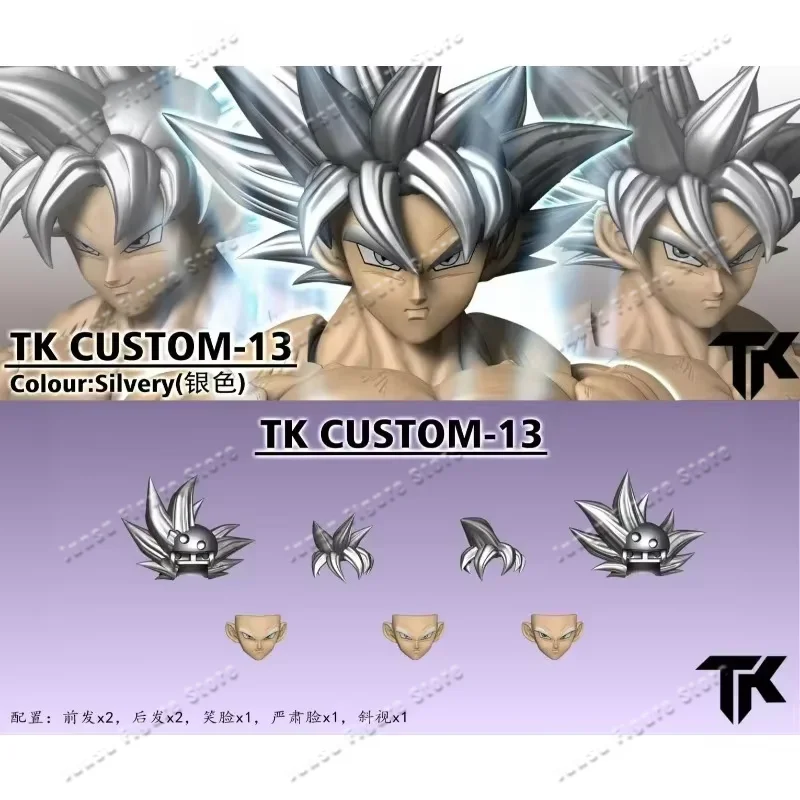 Фото Набор сменных головок TK CUSTOM TK013 TK014 TK015 TK016 Dragon Ball SHF Ultra Instinct Son Goku 3.0 для фигурок, игрушки №1