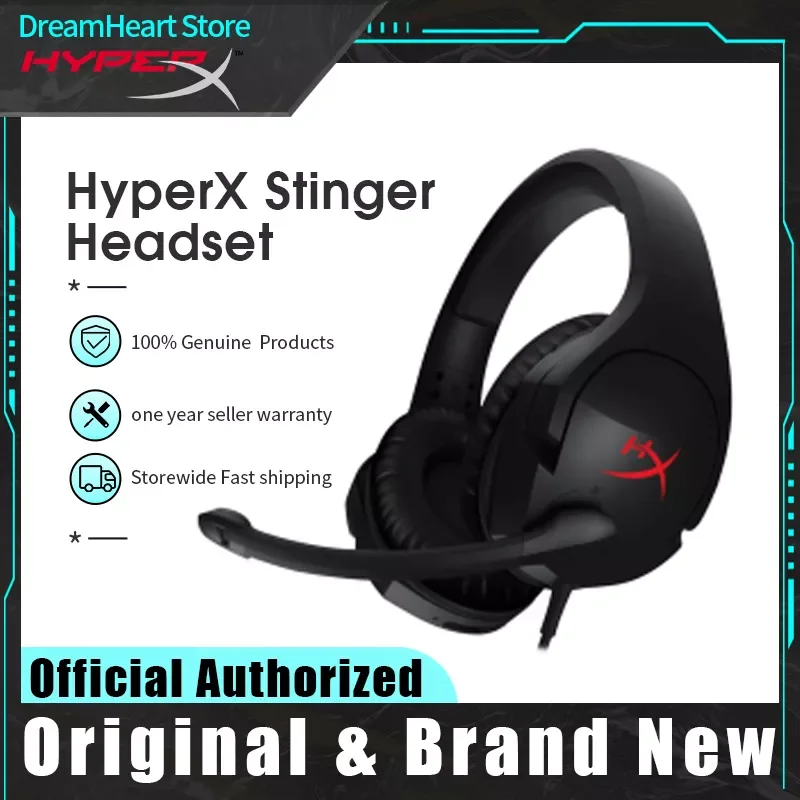 

Новые игровые наушники Kingston HyperX Cloud Stinger с микрофоном для ПК PS4 Xbox