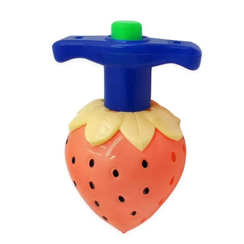 

Spinning Tops For Kids Spinning Light Toy Catapult Top With LED Light Strawberry Shape For Classroom Prizes Party Favor Easter