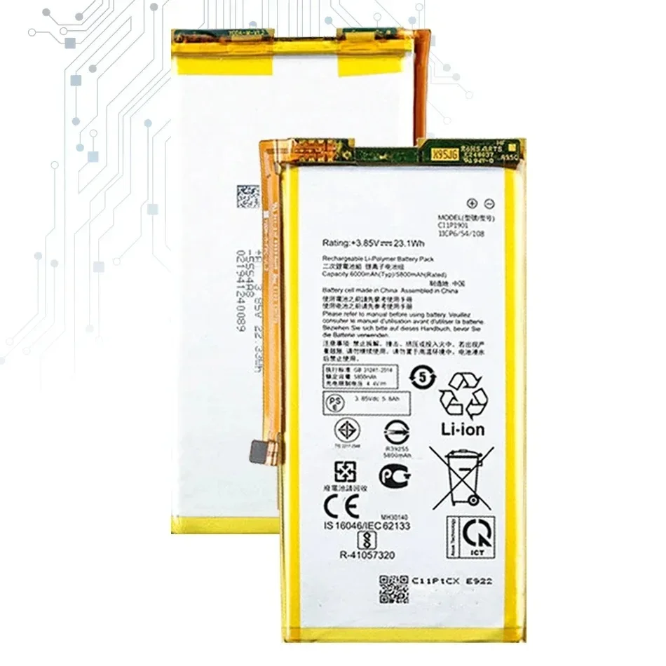 Аккумулятор большой емкости C11P1901 ZS660KL I001DB для телефона ASUS ROG 2 ROG2 игровая батарея +