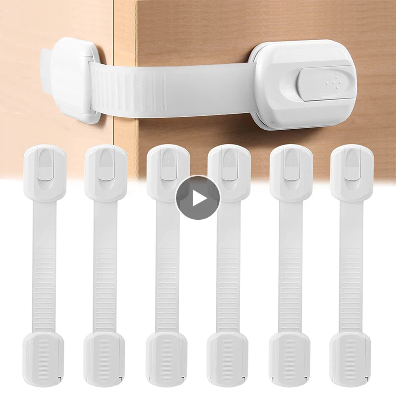 

2/4/6pcs Baby Cabinet Lock Child Safety Proof Security Protector Drawer Door Children's Safety Kids Safety Plastic Protection