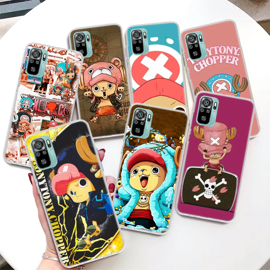 

One Piece Tony Tony Chopper Coque Phone Case For Xiaomi Redmi Note 10S 11 11S 11T 11E 10 Pro Max 9 9S 9T 5G 8 8T 7 6 5 5A 4X 4G