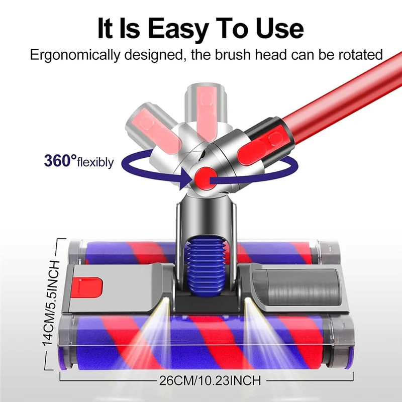 Замена вакуумной головки для двигательной серии Dyson V7 V8 V10 V11 V15 головка очистки