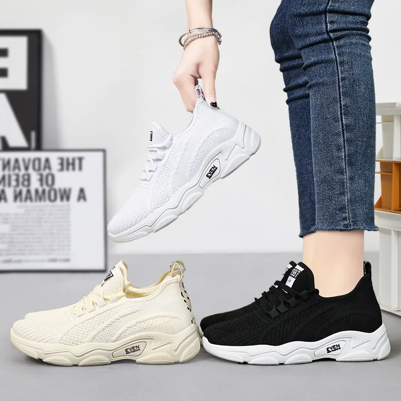 Women's Breathable Non-slip Platform Fashion 2023 New Casual Shoes Korean Running Shoes Sneakers Shoes for Women