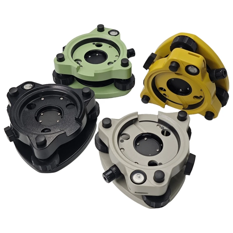 Трехкулачковый зеленый трегер с оптическим отвесом для штатива Leica