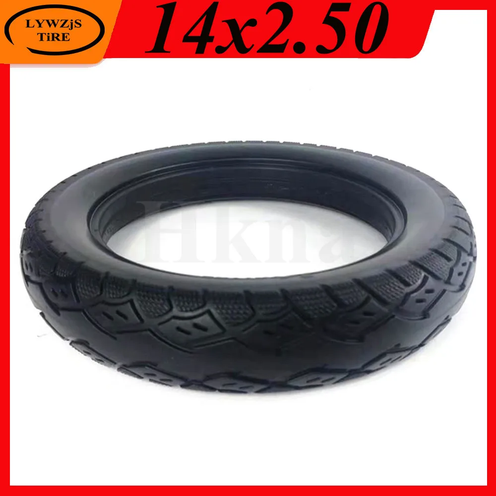 

Утолщенная твердая шина 14x2,50, Взрывозащищенная шина 14*2,5 для электромобиля, аксессуары для шин