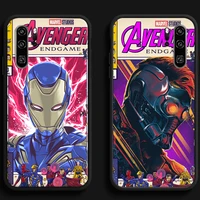 avengers marvely phone cases for huawei honor y6 y7 2019 y9 2018 y9 prime 2019 y9 2019 y9a cases coque carcasa