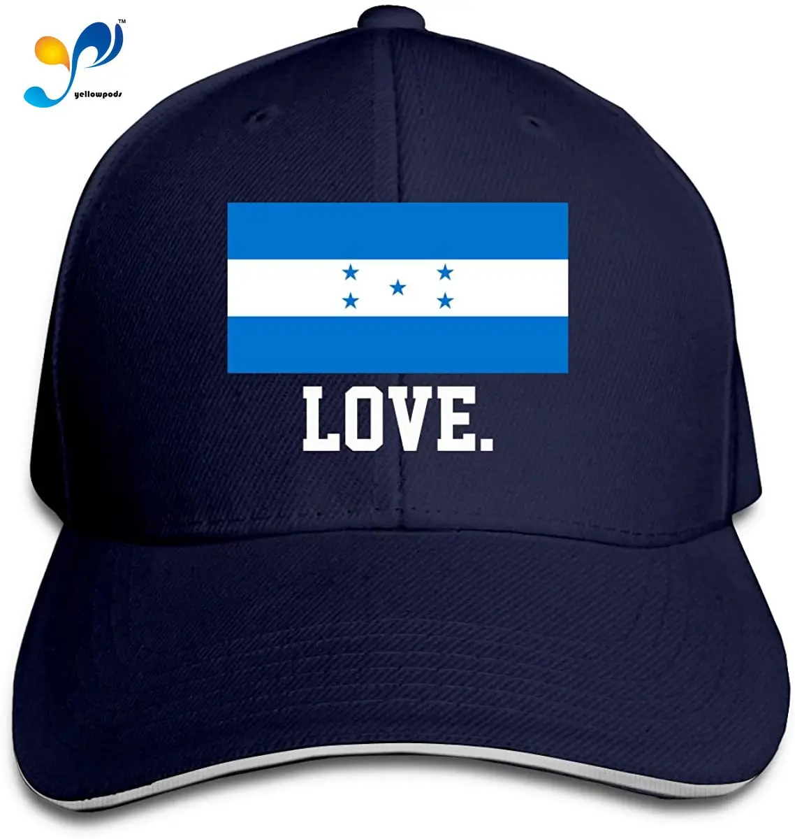 

Flag Of Honduras Men Cotton Classic Baseball Cap Adjustable Size