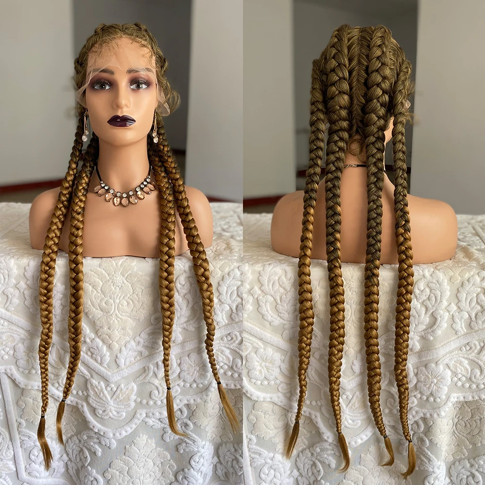 

Плетеные передние искусственные волосы для женщин, 32 дюйма