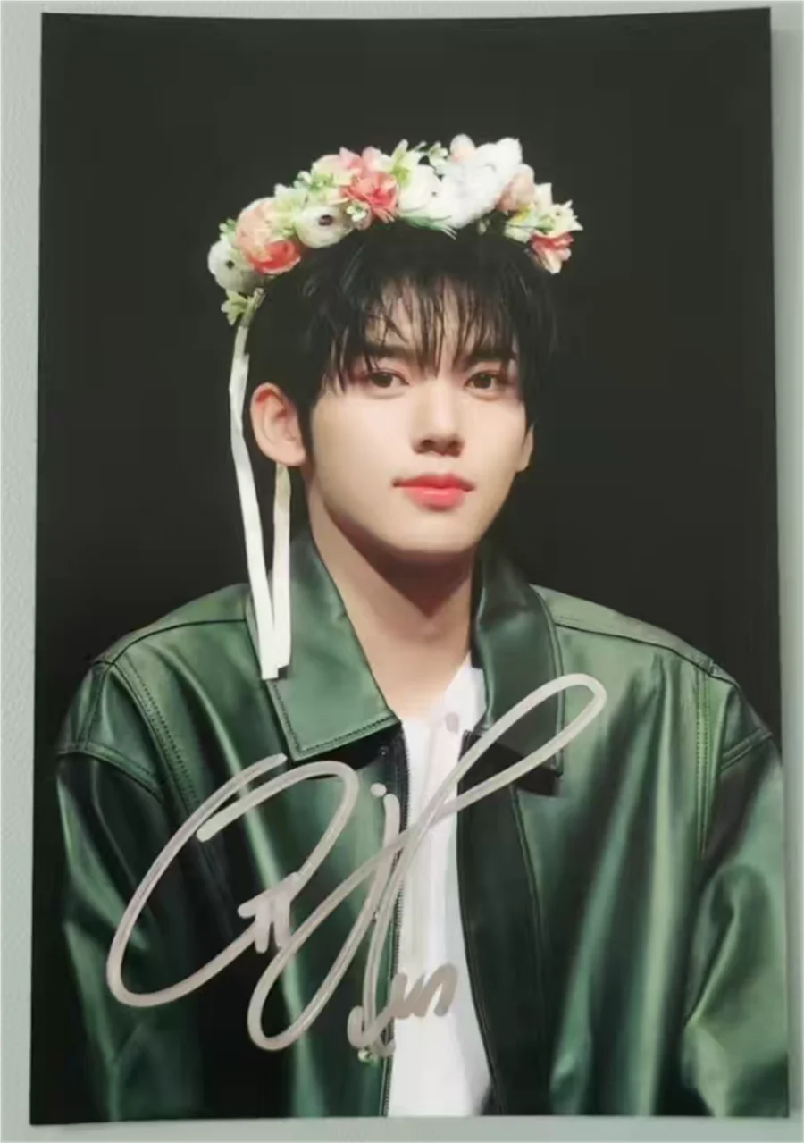 ZB1 ZeroBaseOne Zhang Hao HAN YU JIN автографная ручная фотография