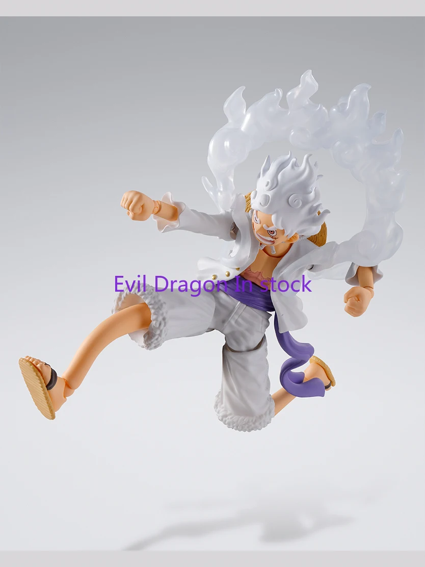 100% Original Bandai Sh Figuarts Shf One Piece Monkey.D.Luffy Gear 5 Gear5 Action Anime Model Toys Pvc Figura Gifts