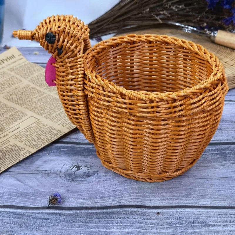 

Фотокамера для кухни, креативная корзина для хранения в гостиной, корзина из ротанга