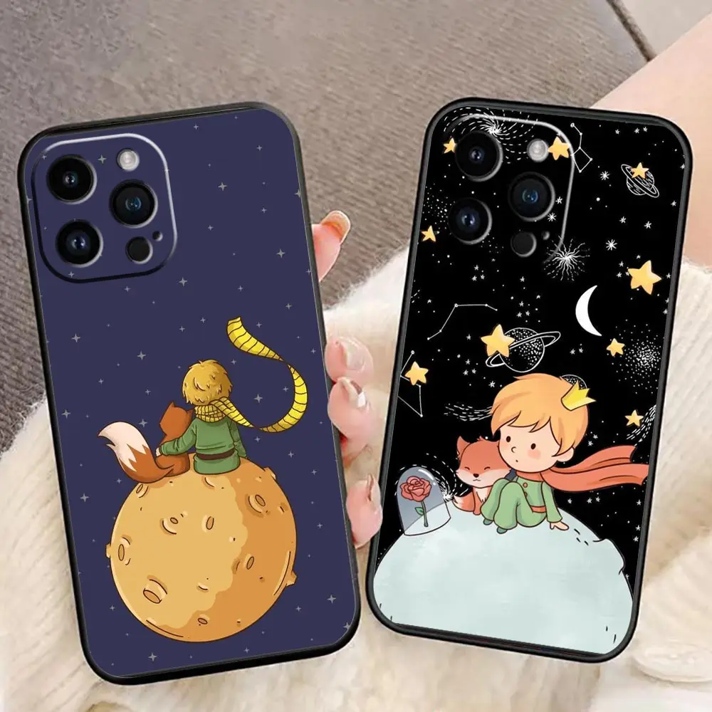 

Funda Coque Case For iphone Apple 14 13 12 11 Pro Capa XS Max Mini X XR SE 8 7 6S 6 Plus 5 5S Case Para The little Prince Starry