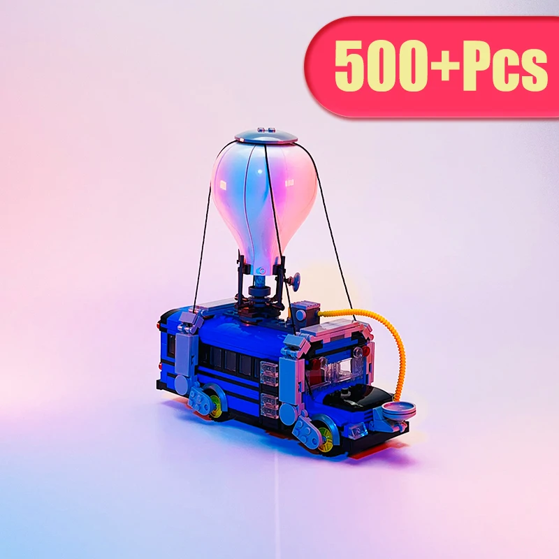 

M MENBIS Air Car Bus Blocks Model Building Bricks Sets Kits City Trucks Figures Mini Bus Birthday Toys for Kids Children