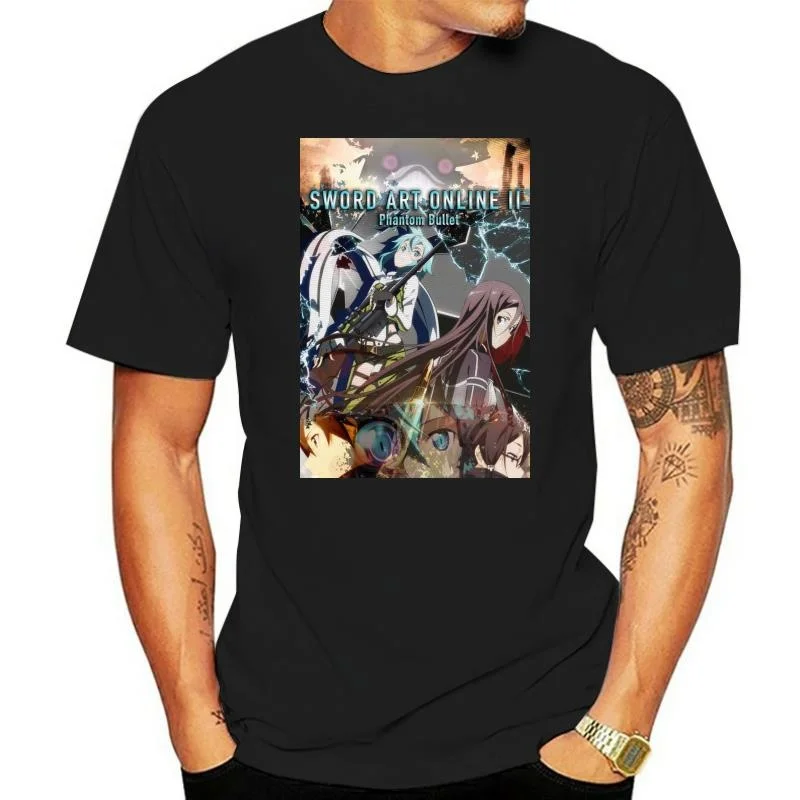 

Hip-Hop Fashion T-Shirt Anime Sword Art Online Tshirts Short Sleeve O-Neck Tees