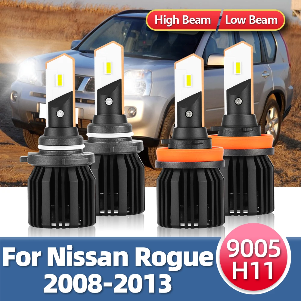 

2/4 шт., лампы для передних фар Nissan Rogue 2008-2011 2012