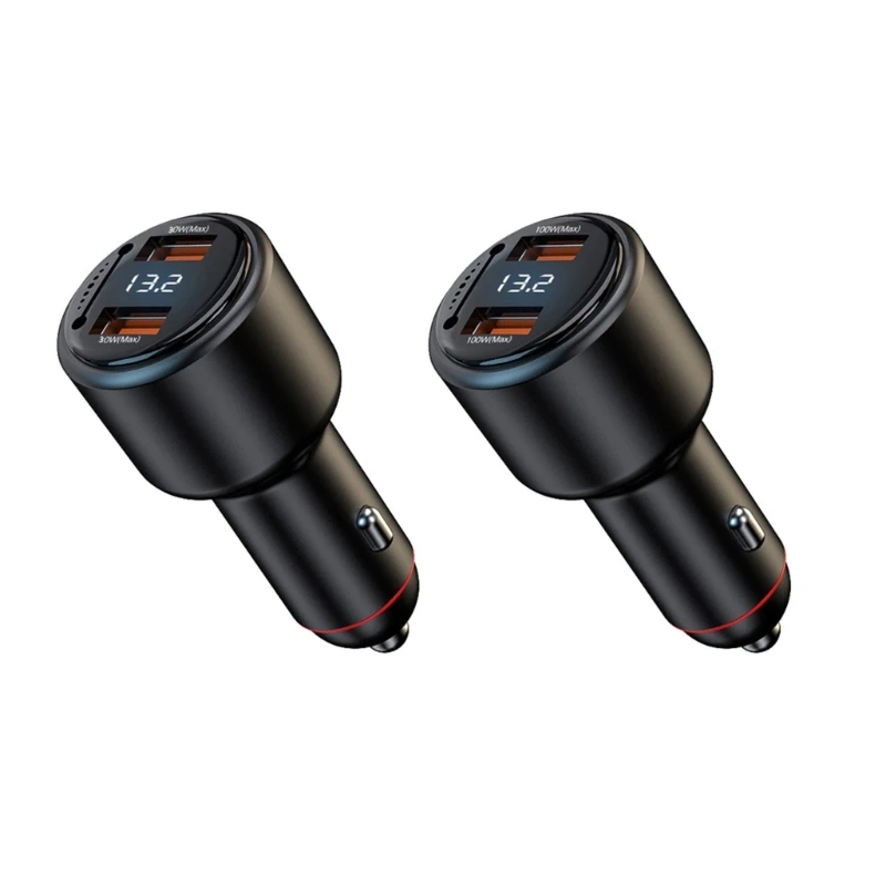 

Multifunction Car Fast Charging Accessories 30W / 100W Quick Charger with Dual USB Port Pet Smell Pollen Mold Deodorizer