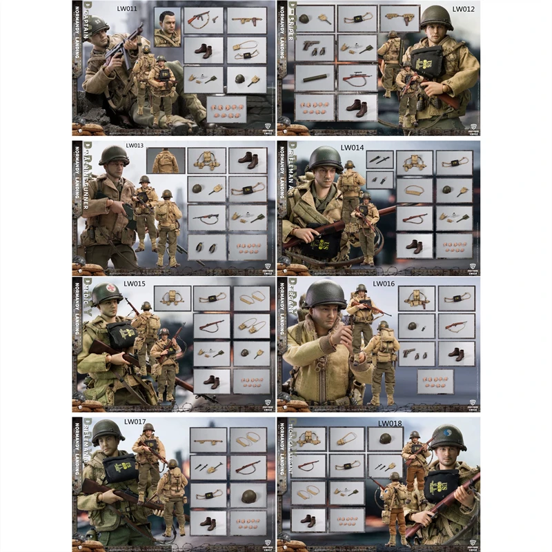 

1/12 6-дюймовая фигурка героя Второй мировой войны D-день Нормандия США Рейнджерс спасение частного Райана звонок на работу Игрушечная модель подарок