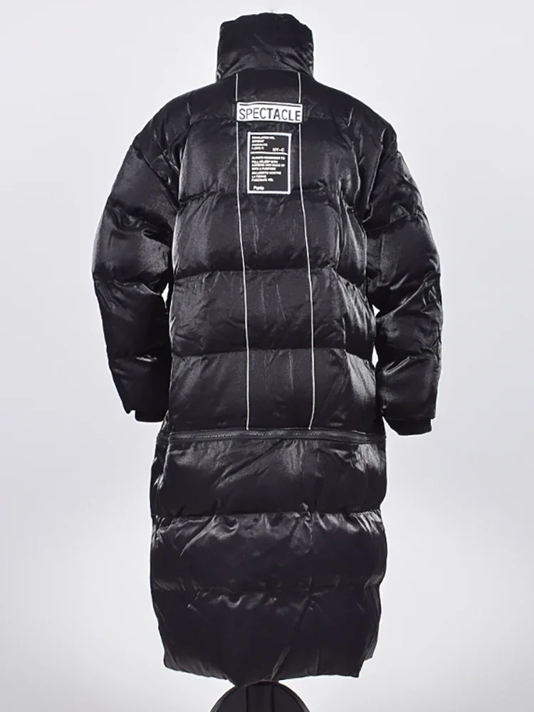 Парка XITAO с надписью модная новинка женские повседневные свободные парки длинным